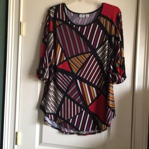 Beautiful rich color design top